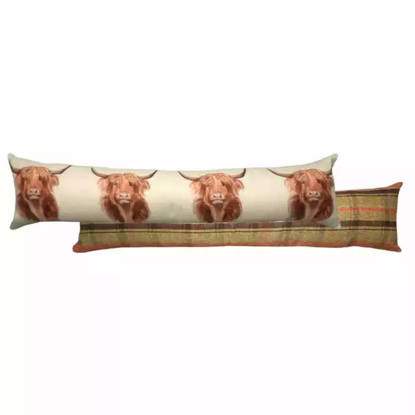 Evans Lichfield Hunter Highland Cow Draught Excluder 1 Evans Lichfield Hunter Highland Cow Draught Excluder