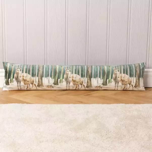 Evans Lichfield Stag Scene Teal Draught Excluder 1 Evans Lichfield Stag Scene Teal Draught Excluder