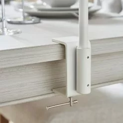 Dunelm Matt White Over Table Display Bar -clocks Sales Store 30817273 alt02