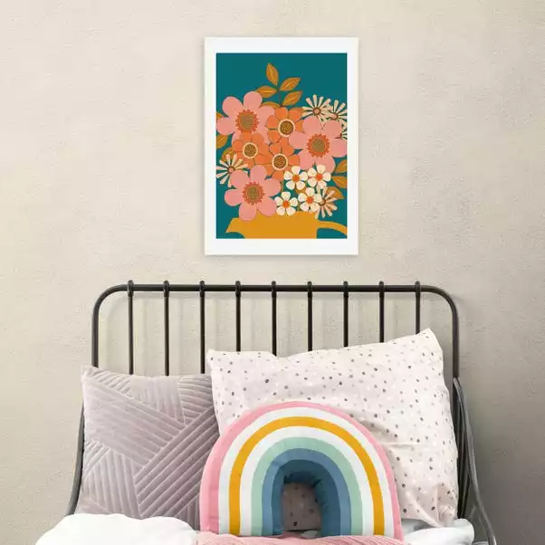 East End Prints Mid Century Bouquet Print 1 East End Prints Mid Century Bouquet Print