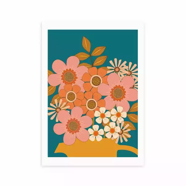 East End Prints Mid Century Bouquet Print 2 East End Prints Mid Century Bouquet Print - Image 2