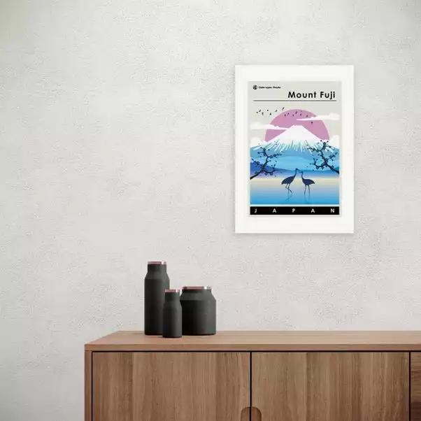 East End Prints Mount Fuji Winter Print 1 East End Prints Mount Fuji Winter Print