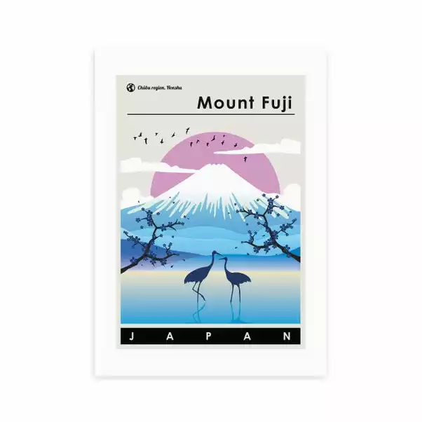 East End Prints Mount Fuji Winter Print 2 East End Prints Mount Fuji Winter Print - Image 2