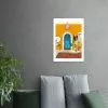 East End Prints Spanish Villa Interior Print