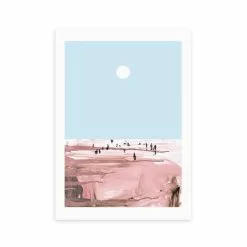 East End Prints Rose Beach Print