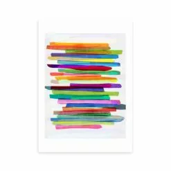East End Prints Colourful Stripes Print