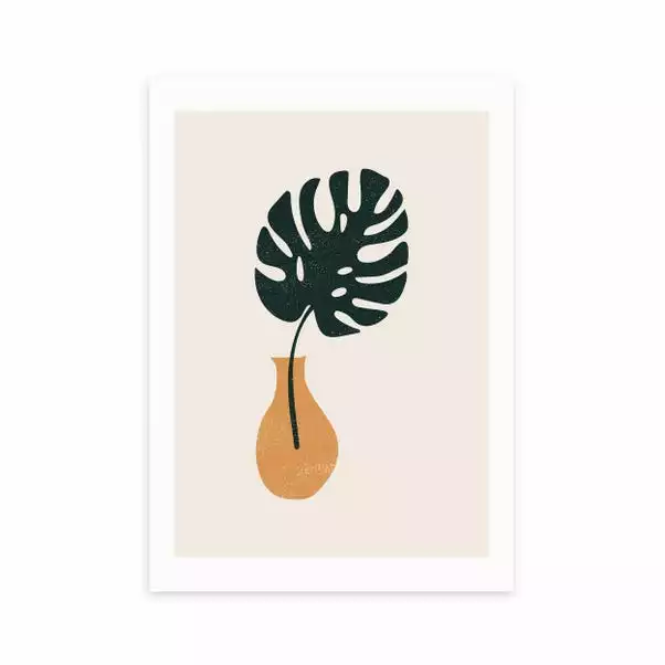 East End Prints Monstera Vase Print 1 East End Prints Monstera Vase Print