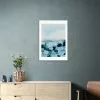 East End Prints Blue Landscape Print